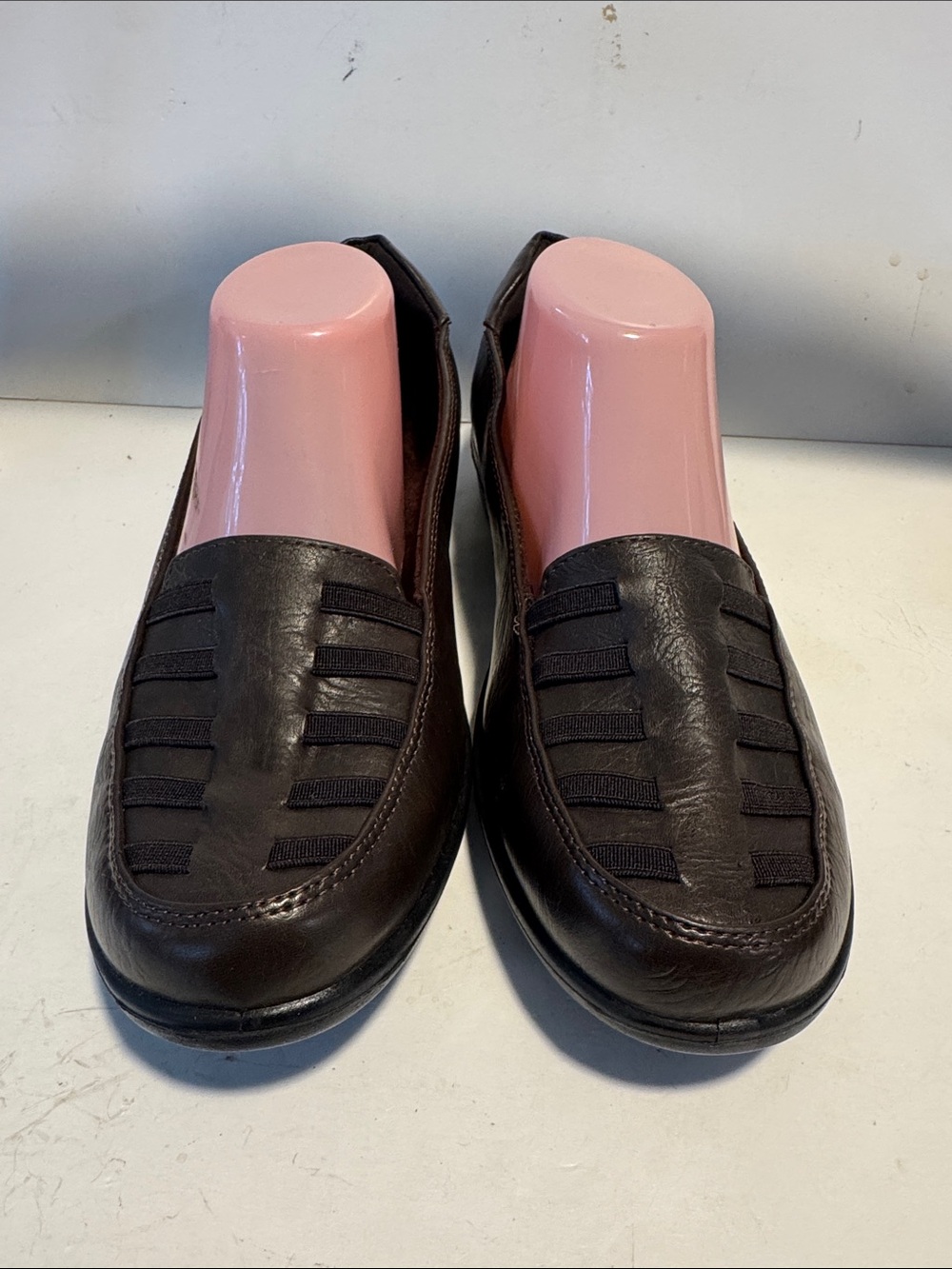Women's Brown Slip-On Comfort Loafers